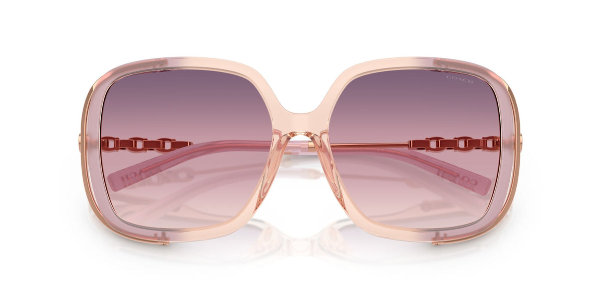 Coach Cad80 HC8423U 5889U6 56 Lilac/Peach Gradient / Purple Yellow Gradient