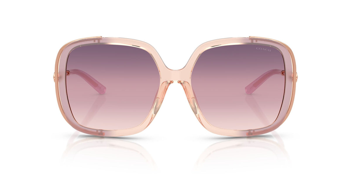 Coach Cad80 HC8423U 5889U6 56 Lilac/Peach Gradient / Purple Yellow Gradient