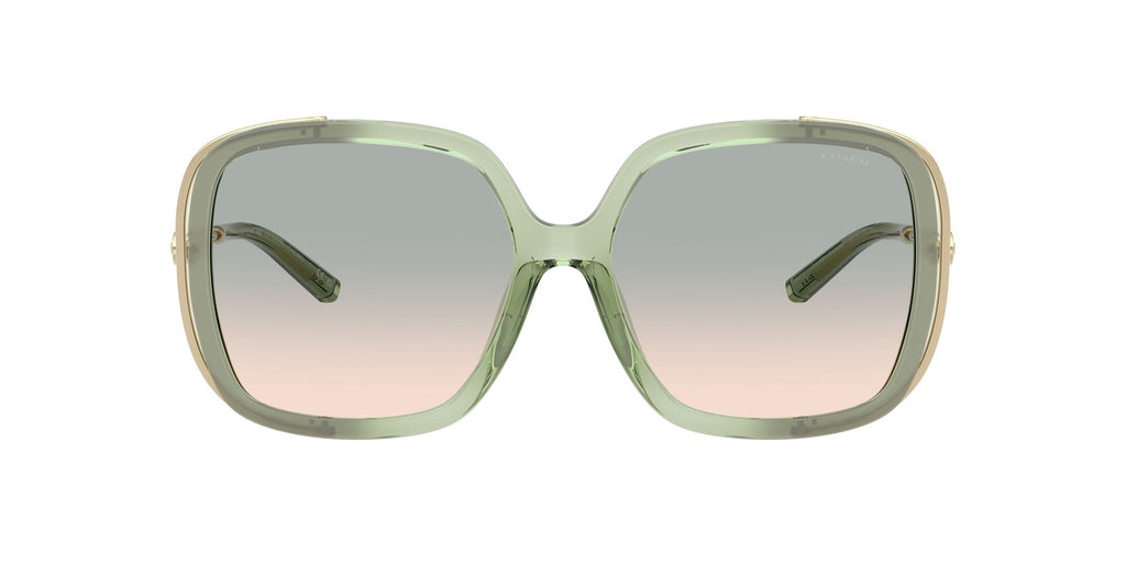Coach Cad80 HC8423U 58902C 56 Grey/Mint Gradient / Green Peach Gradient