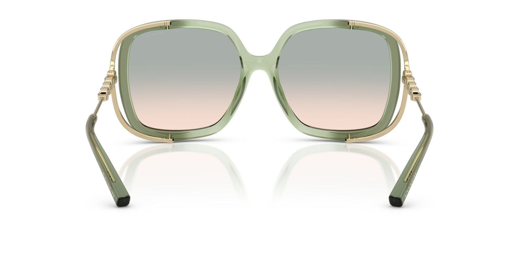 Coach Cad80 HC8423U 58902C 56 Grey/Mint Gradient / Green Peach Gradient