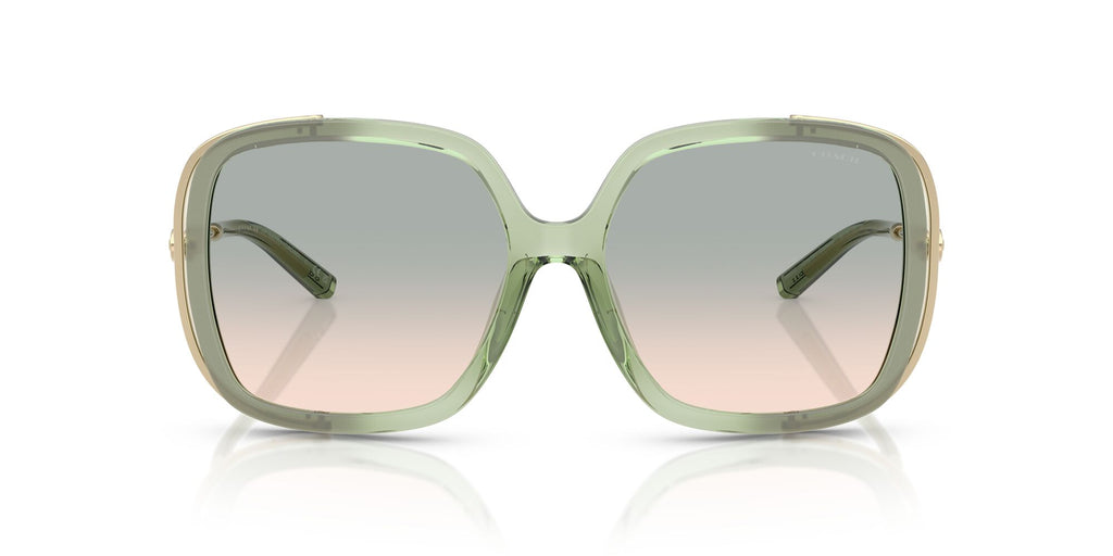 Coach Cad80 HC8423U 58902C 56 Grey/Mint Gradient / Green Peach Gradient