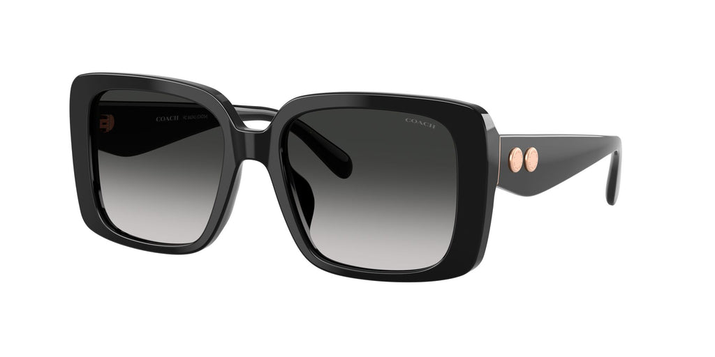 Coach Cad55 HC8424F 50023C 56 Black / Grey Gradient