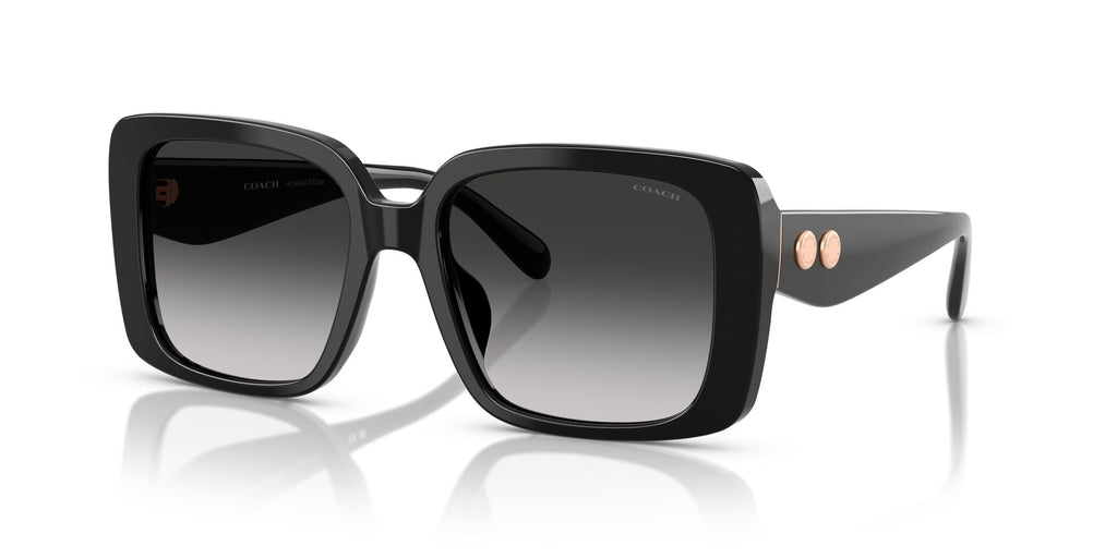 Coach Cad55 HC8424F 50023C 56 Black / Grey Gradient