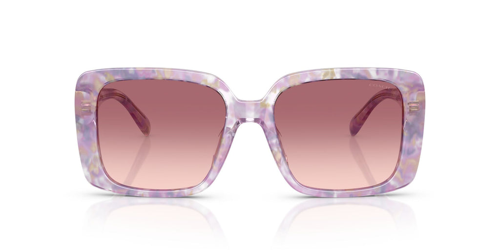 Coach Cad55 HC8424F 58677W 56 Pearlised Purple Watercolour / Purple Pink Gradient