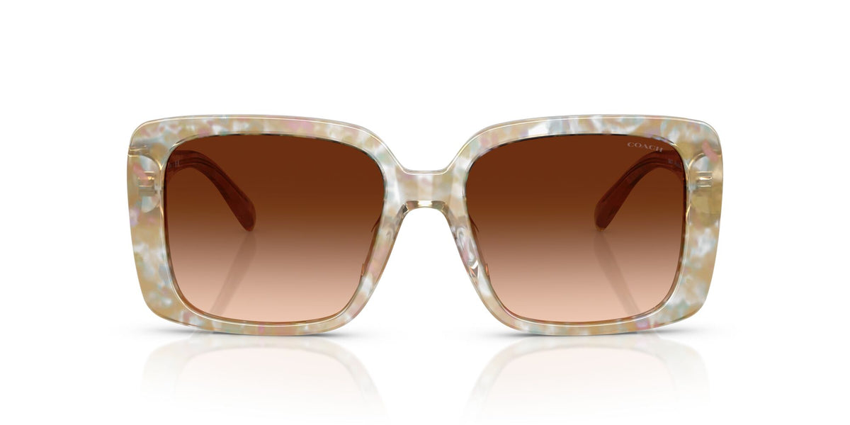 Coach Cad55 HC8424F 586874 56 Pearlised Brown Watercolour / Brown Gradient