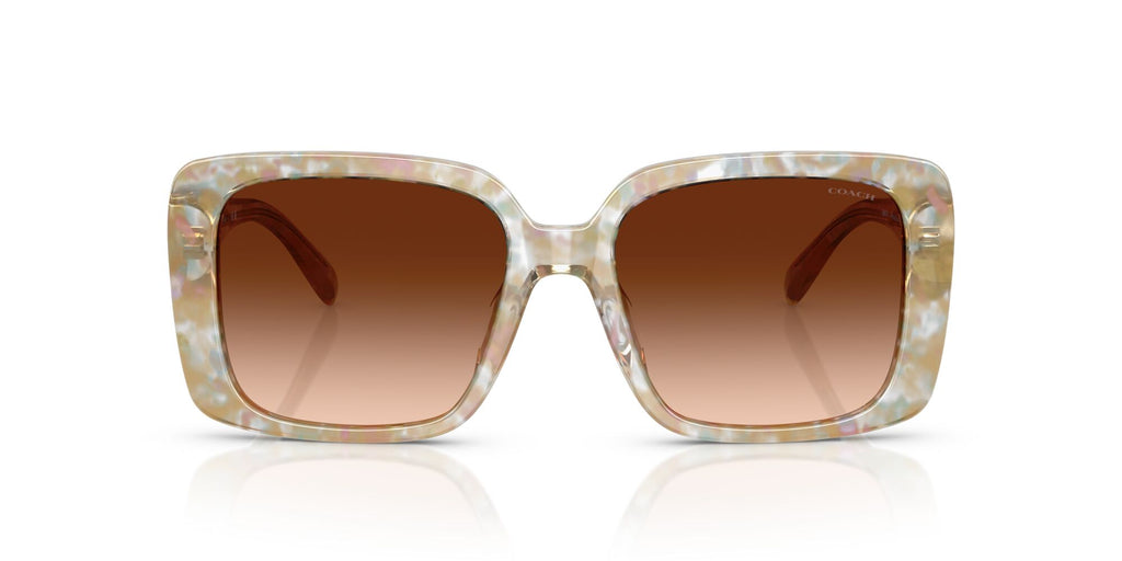 Coach Cad55 HC8424F 586874 56 Pearlised Brown Watercolour / Brown Gradient