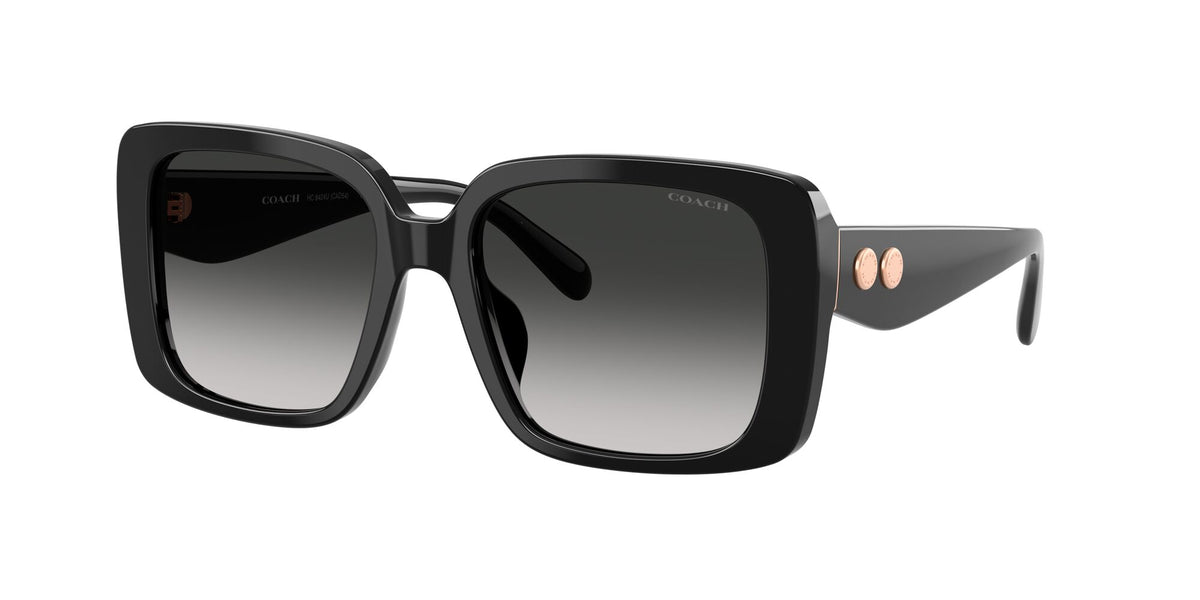 Coach Cad54 HC8424U 50023C 54 Black / Grey Gradient