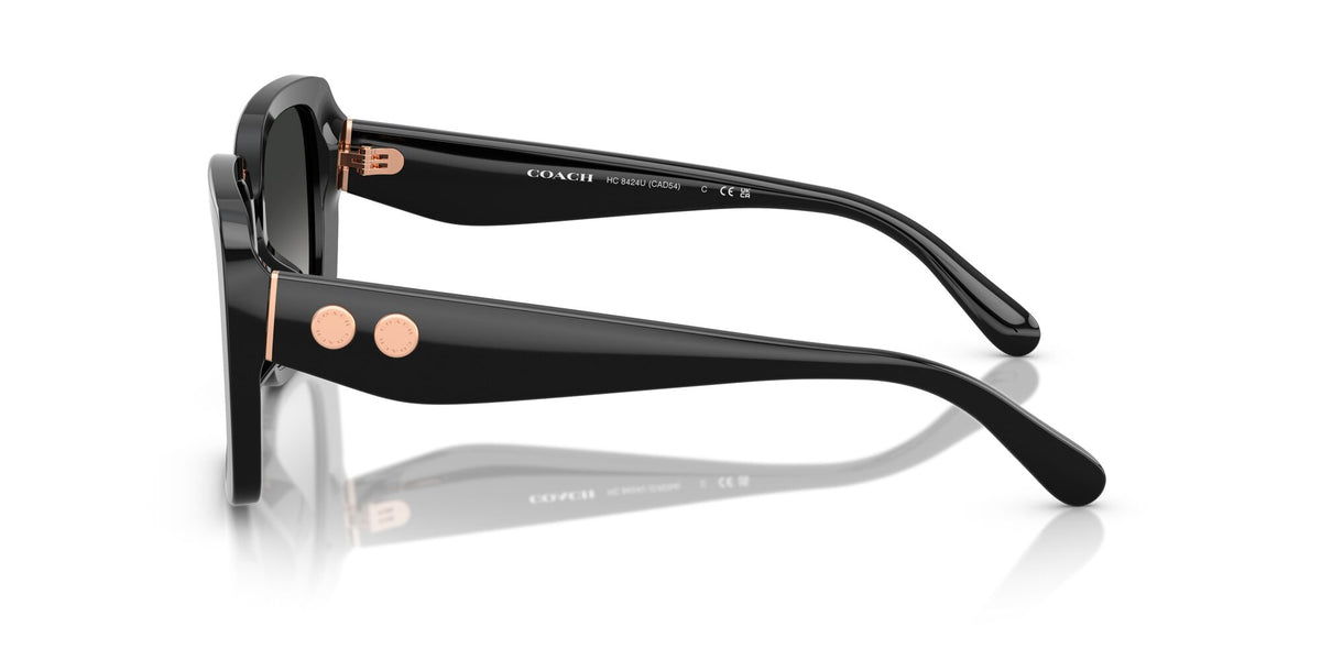 Coach Cad54 HC8424U 50023C 54 Black / Grey Gradient