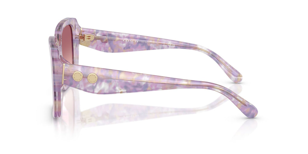 Coach Cad54 HC8424U 58677W 54 Pearlised Purple Watercolour / Purple Pink Gradient