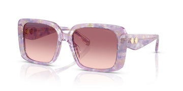 Coach Cad54 HC8424U 58677W 54 Pearlised Purple Watercolour / Purple Pink Gradient