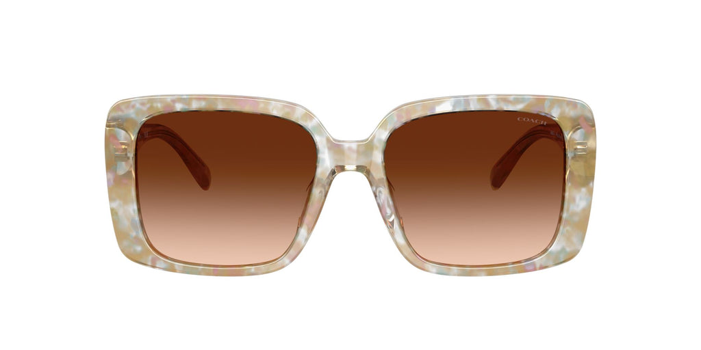 Coach Cad54 HC8424U 586874 54 Pearlised Brown Watercolour / Brown Gradient