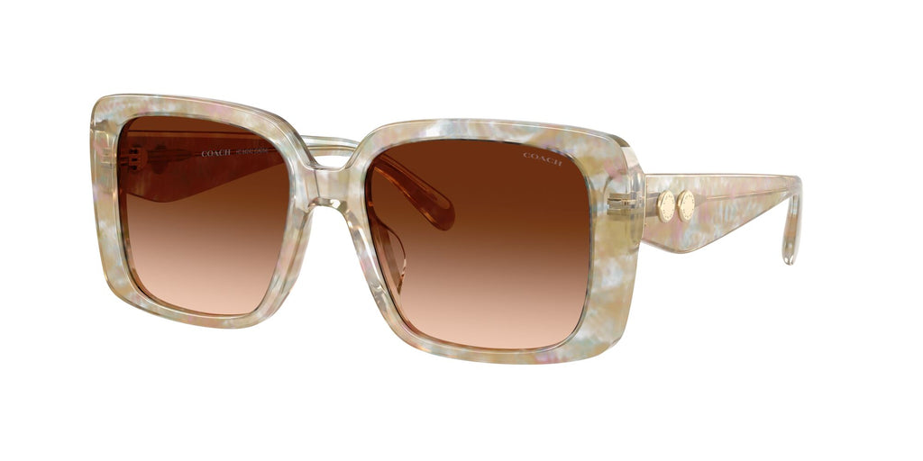 Coach Cad54 HC8424U 586874 54 Pearlised Brown Watercolour / Brown Gradient