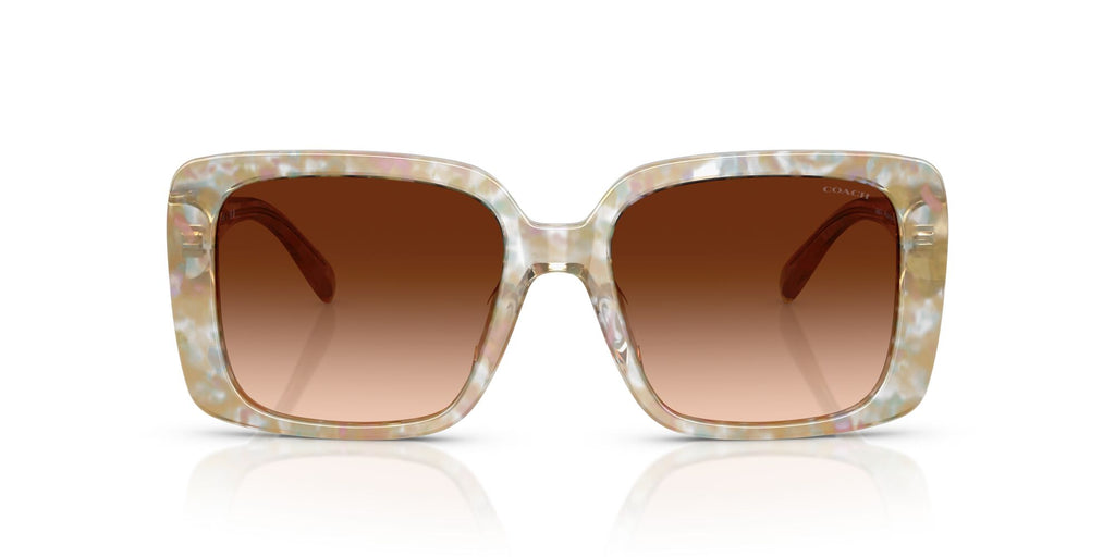 Coach Cad54 HC8424U 586874 54 Pearlised Brown Watercolour / Brown Gradient