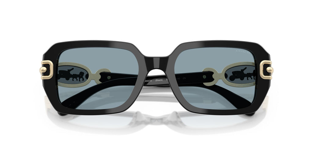 Coach Cad74 HC8425U 500272 52 Black / Blue Solid