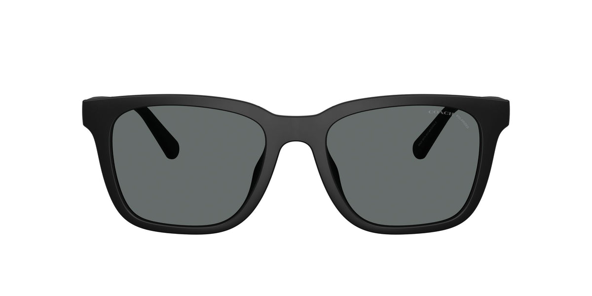 Coach Cad81 HC8426U 500281 54 Matte Black / Grey Solid Polar