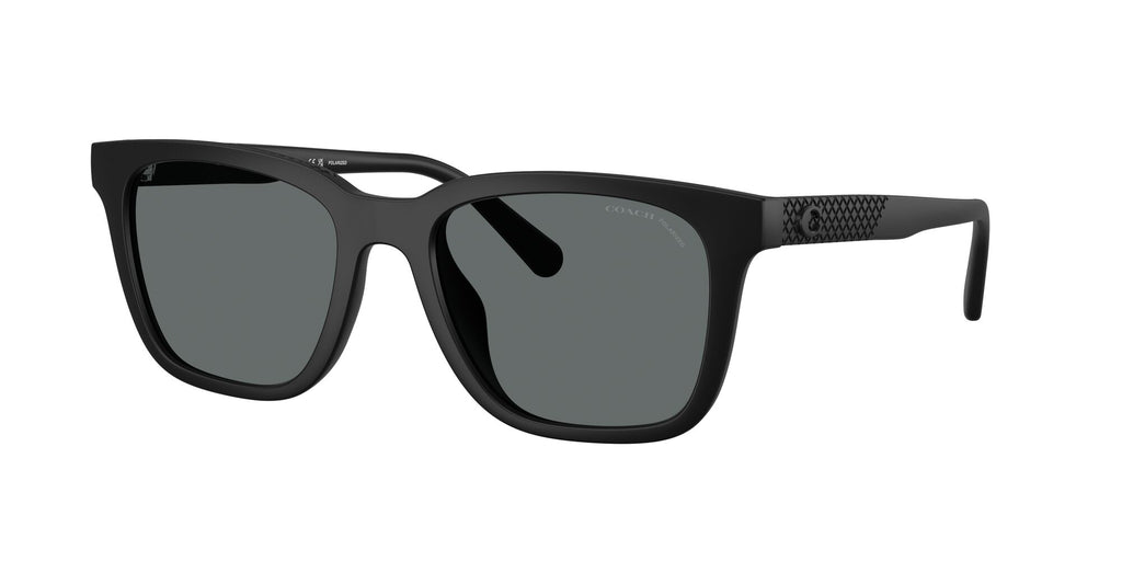 Coach Cad81 HC8426U 500281 54 Matte Black / Grey Solid Polar