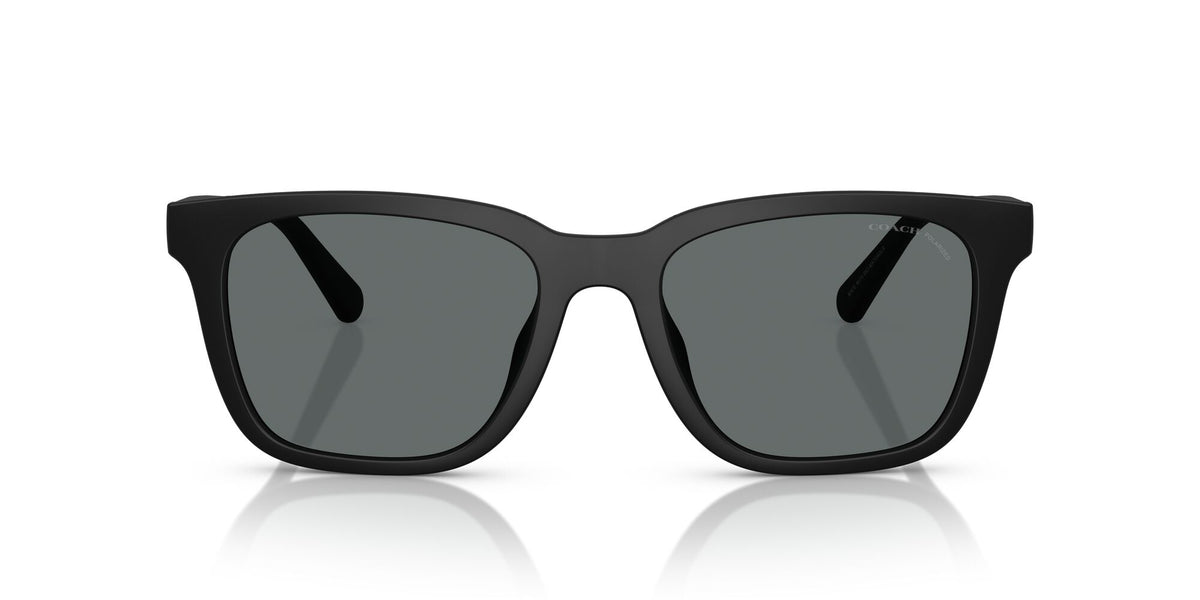Coach Cad81 HC8426U 500281 54 Matte Black / Grey Solid Polar