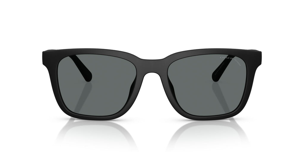 Coach Cad81 HC8426U 500281 54 Matte Black / Grey Solid Polar