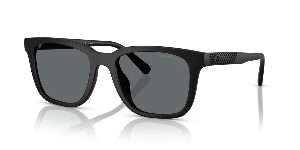 Coach Cad81 HC8426U 500281 54 Matte Black / Grey Solid Polar