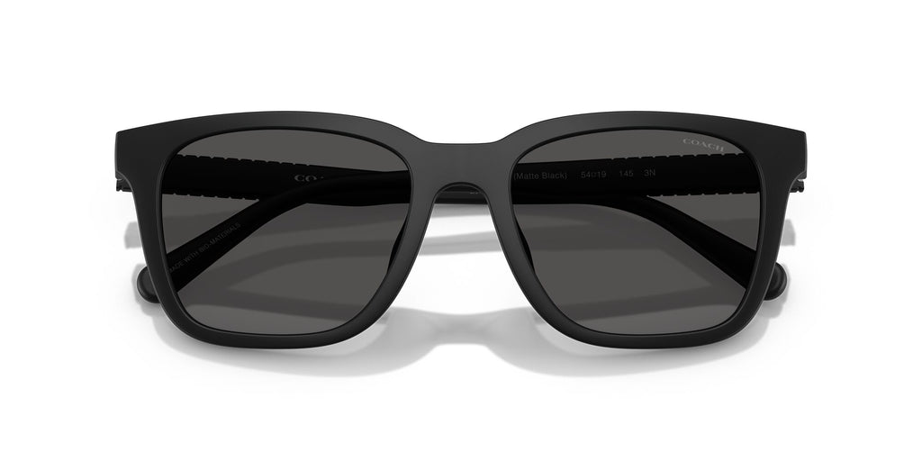 Coach Cad81 HC8426U 500287 54 Matte Black / Grey Solid