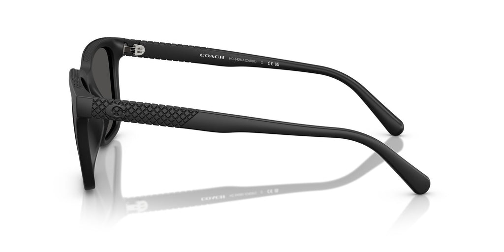 Coach Cad81 HC8426U 500287 54 Matte Black / Grey Solid