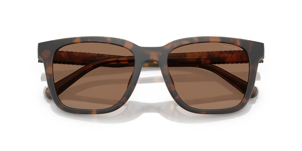 Coach Cad81 HC8426U 512073 54 Matte Dark Tortoise / Brown Solid
