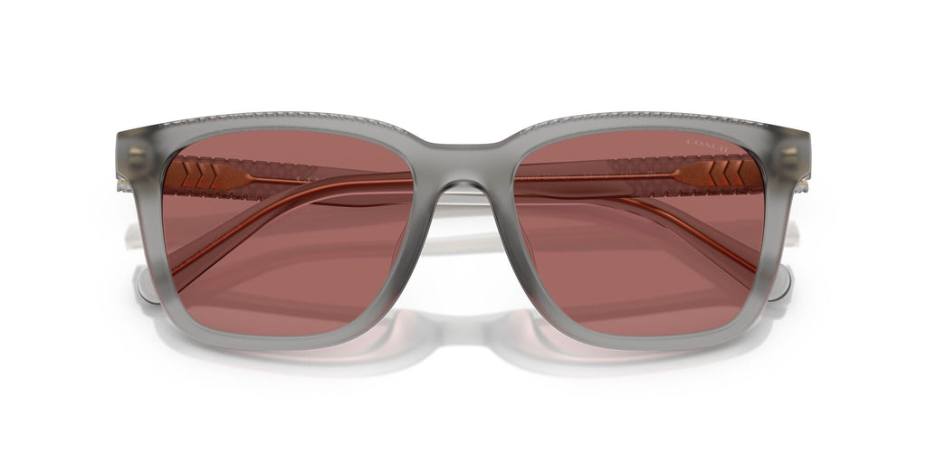 Coach Cad81 HC8426U 58750H 54 Matt Transparent Stone / Wine Solid