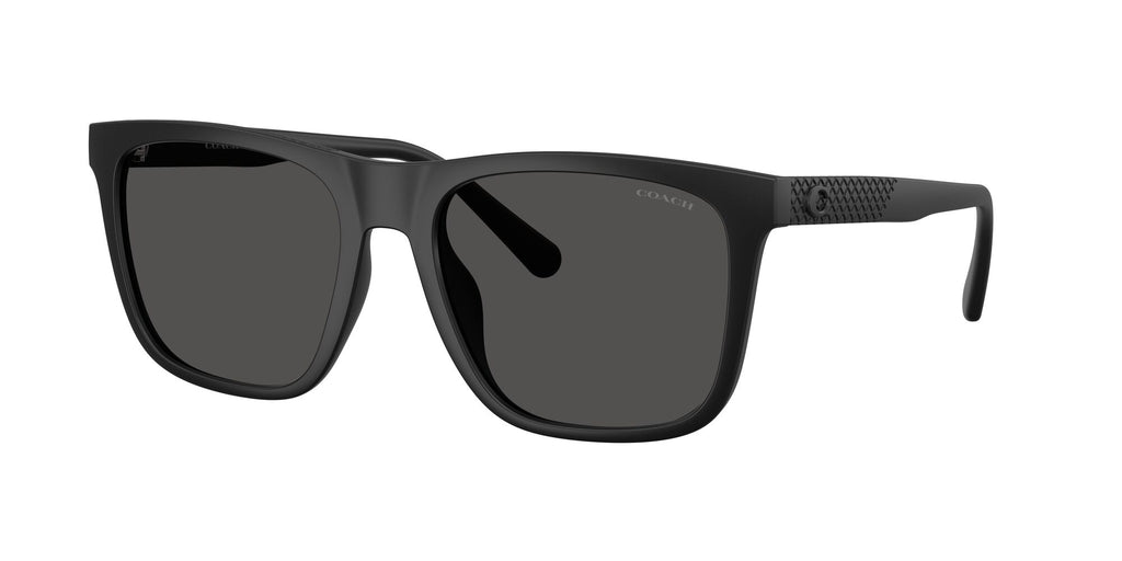 Coach Cae78 HC8427U 500287 57 Matte Black / Grey Solid