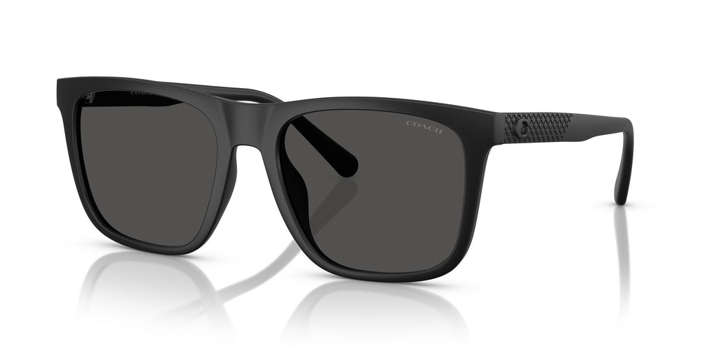 Coach Cae78 HC8427U 500287 57 Matte Black / Grey Solid