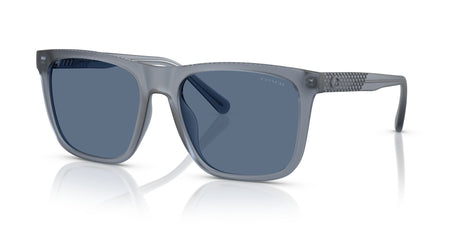 Coach Cae78 HC8427U 587780 57 Matte Transparent Blue / Blue Solid
