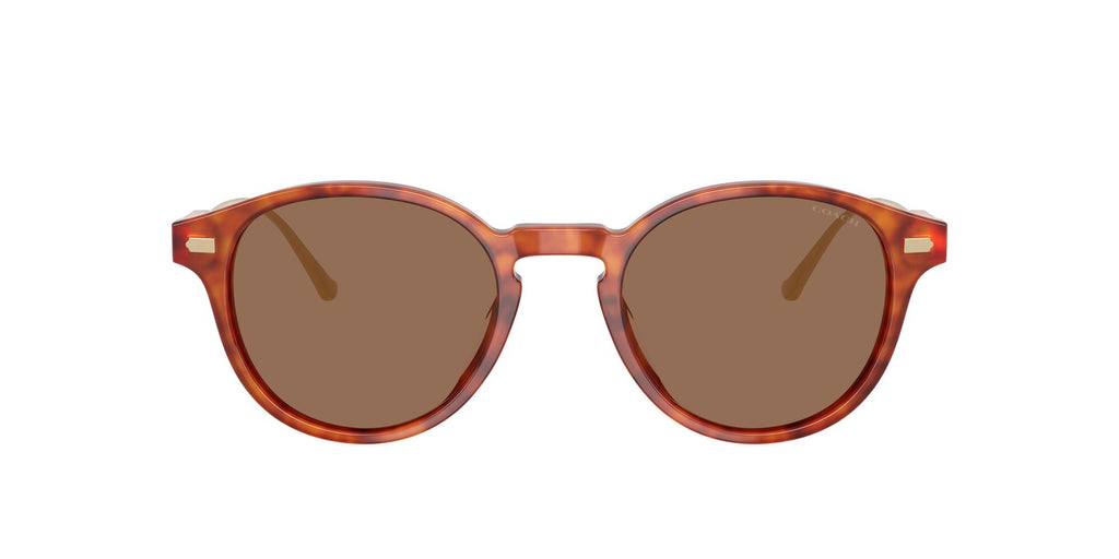 Coach Cad83 HC8428U 577473 50 Caramel Tortoise / Brown Solid