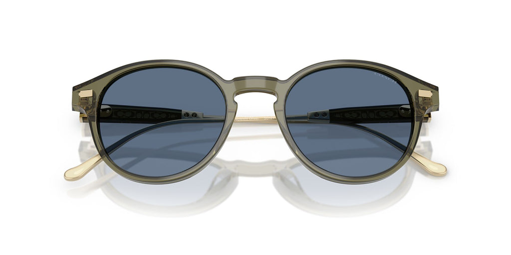 Coach Cad83 HC8428U 584880 50 Transparent Olive / Blue Solid