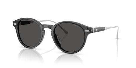 Coach Cad83 HC8428U 587887 50 Transparent Grey / Grey Solid