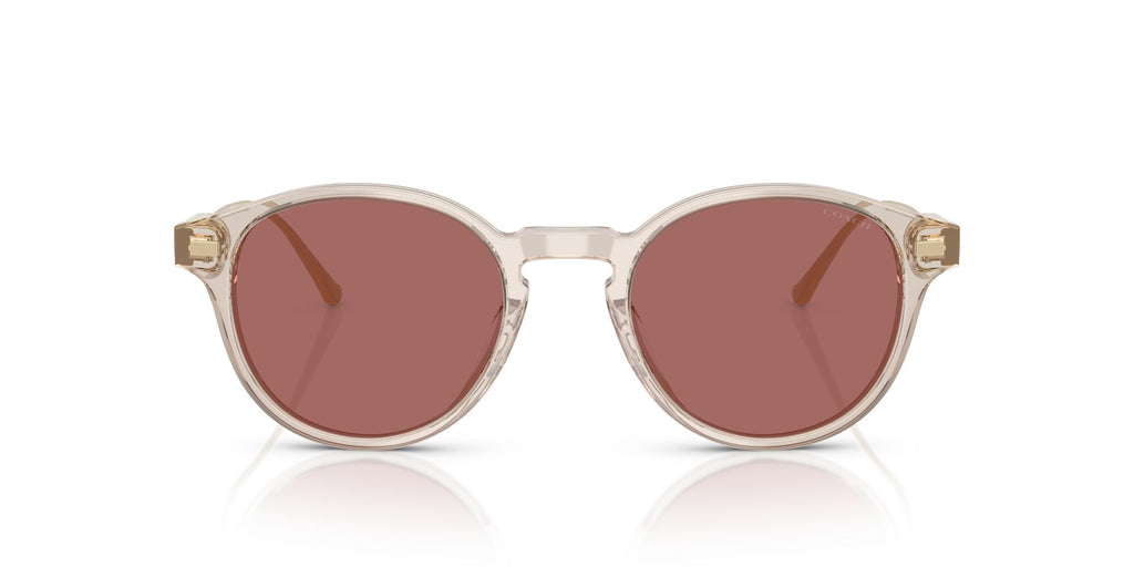 Coach Cad83 HC8428U 58790H 50 Transparent Sand / Wine Solid