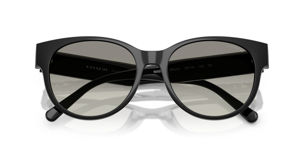Coach Cae87 HC8430D 50023C 56 Black / Grey Gradient