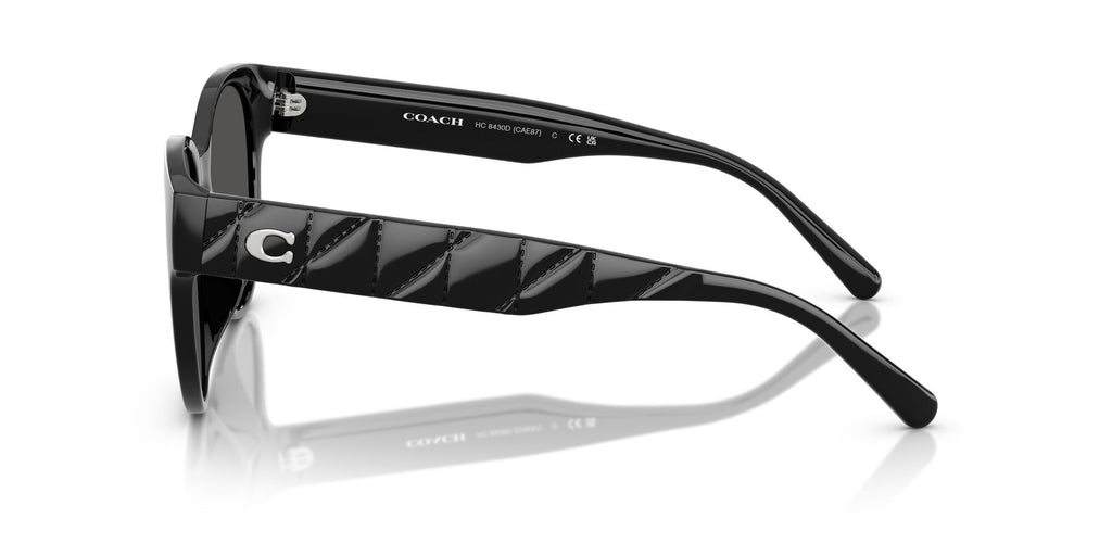 Coach Cae87 HC8430D 500287 56 Black / Grey Solid
