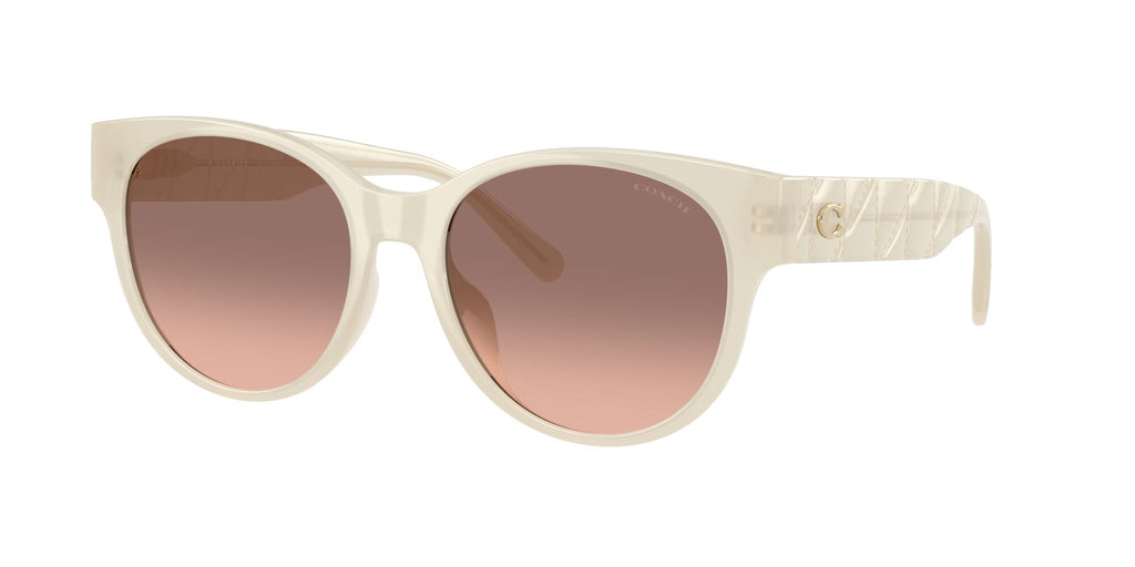 Coach Cae87 HC8430D 588513 56 Milky White / Brown Pink Gradient