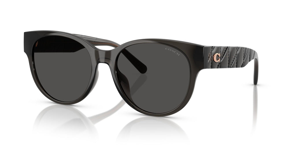 Coach Cae87 HC8430D 589787 56 Transparent Dark Grey / Grey Solid