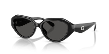 Coach 0HC8433U 500287 52 Black/ Grey Solid