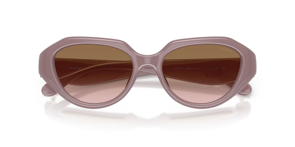Coach 0HC8433U 549511 52 Milky Putty/ Brown Peach Gradient