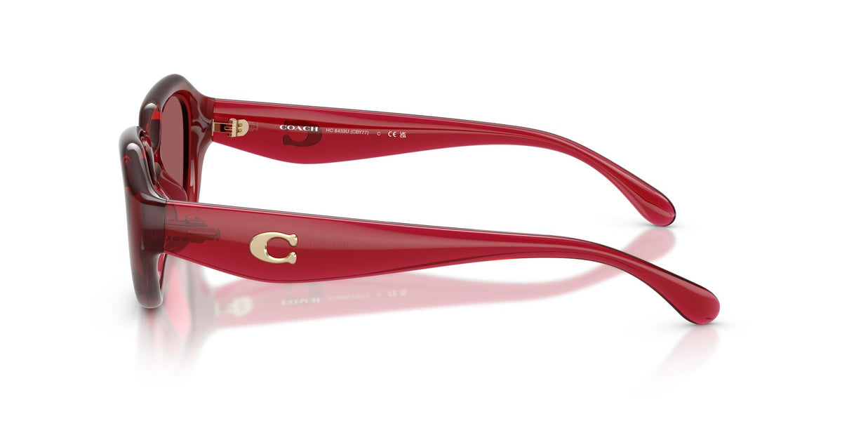 Coach 0HC8433U 5526D0 52 Milky Cherry/ Berry Flash
