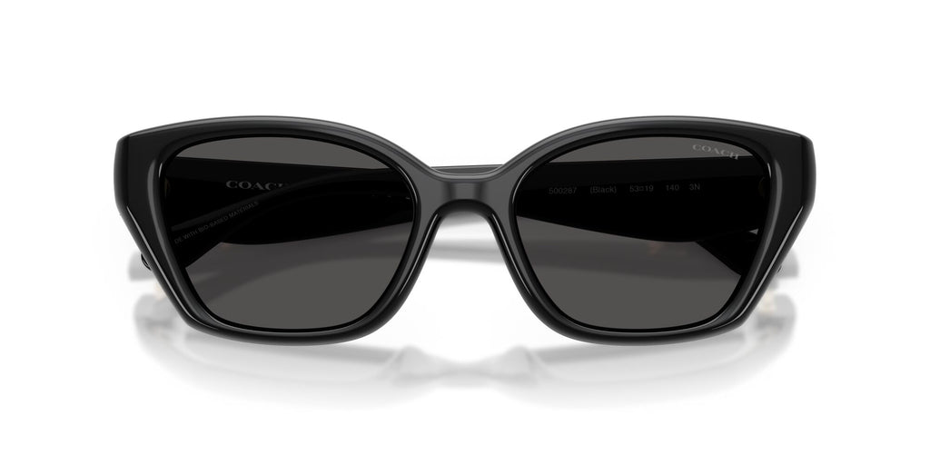 Coach 0HC8434U 500287 53 Black/ Grey Solid