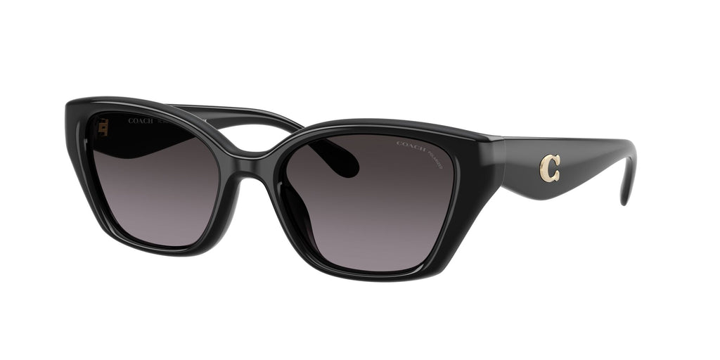 Coach 0HC8434U 5002F4 53 Black/ Grey Gradient Polar