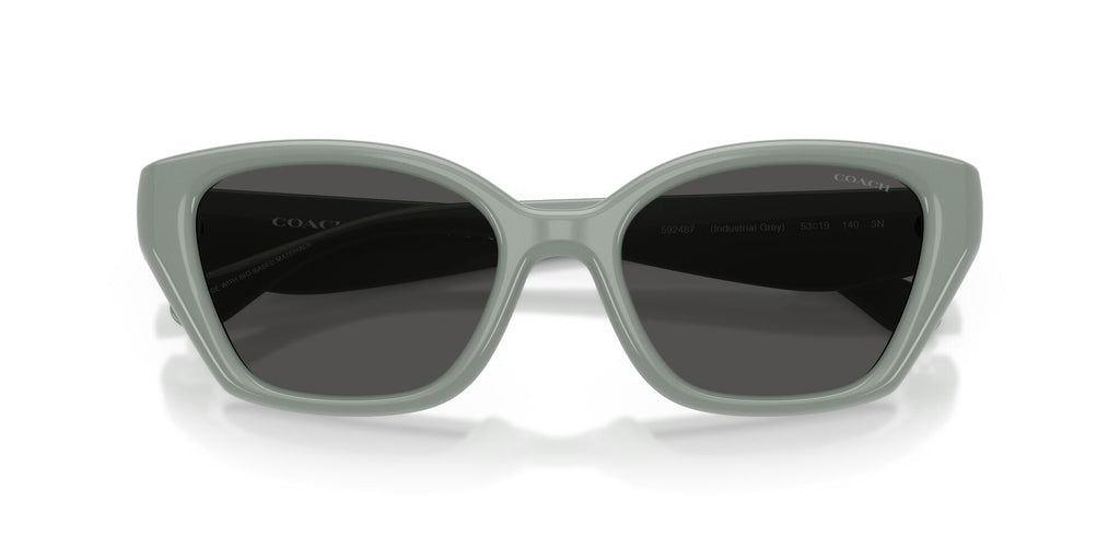 Coach 0HC8434U 592487 53 Industrial Grey/ Grey Solid