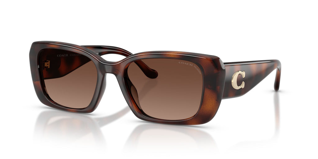 Coach 0HC8435U 5120T5 54 Dark Tortoise/ Brown Gradient Polar