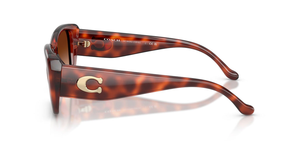 Coach 0HC8435U 577474 54 Caramel Tortoise/ Brown Gradient