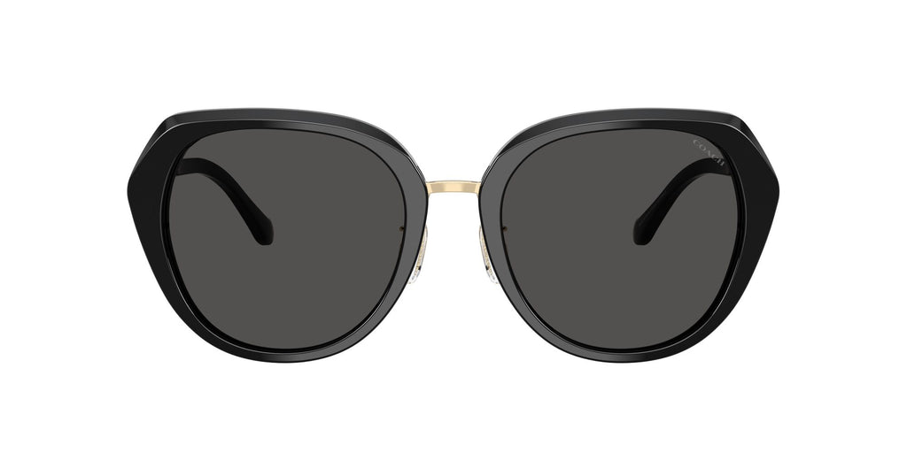 Coach 0HC8436 500287 55 Black/ Grey Solid