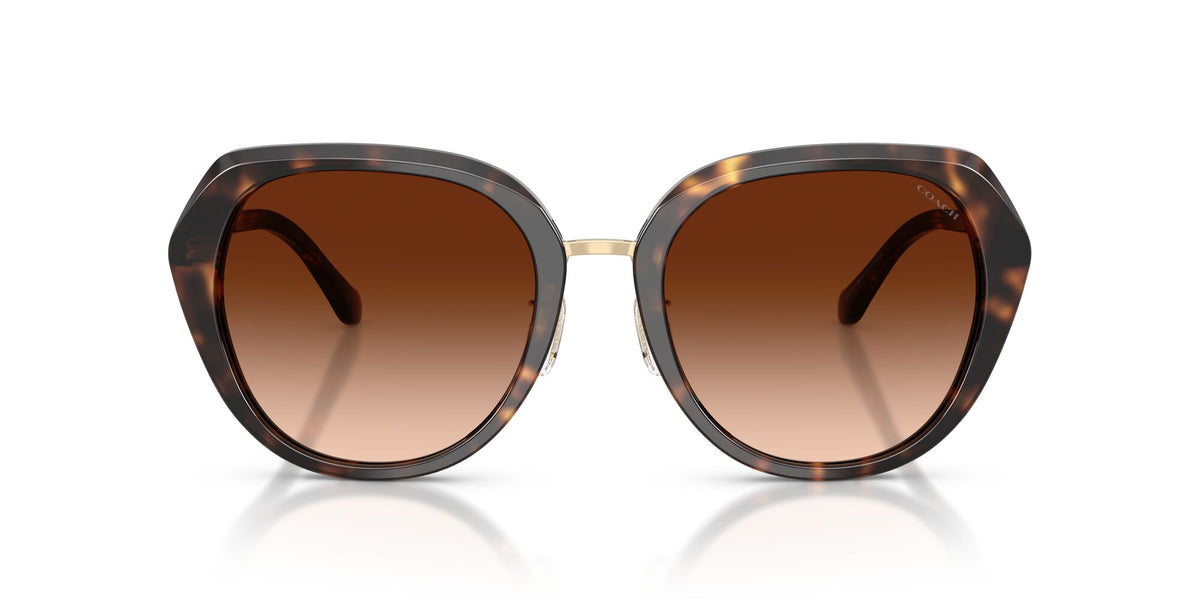 Coach 0HC8436 512074 55 Dark Tortoise/ Brown Gradient