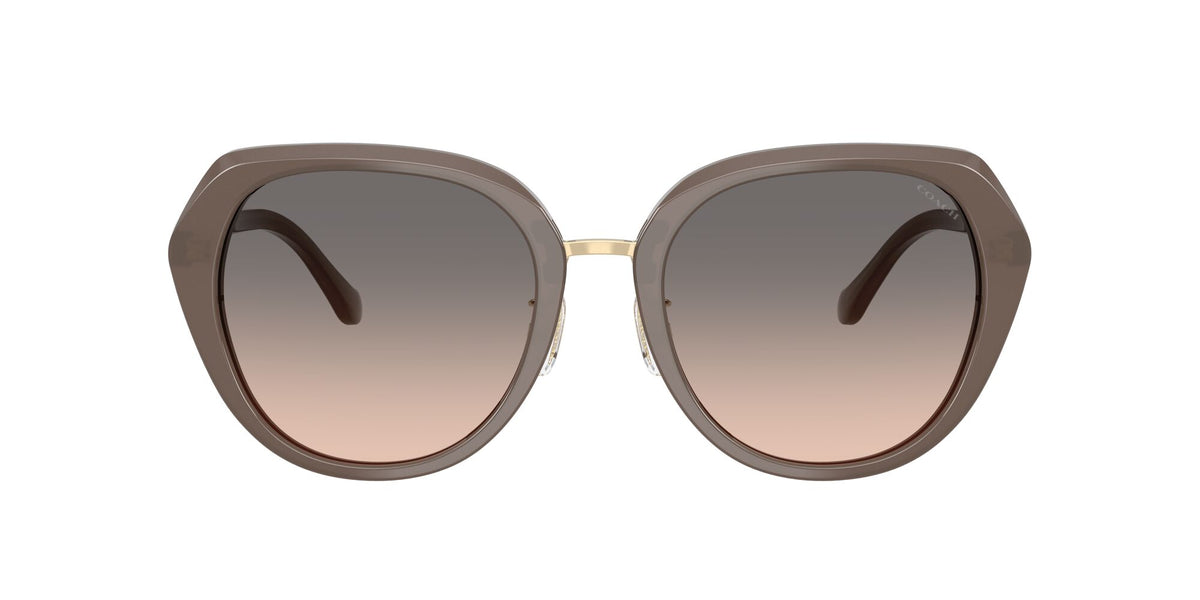 Coach 0HC8436 5917G9 55 Milky Graphite/ Grey Sand Gradient