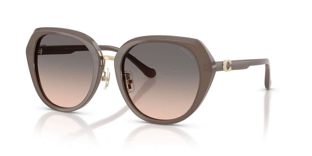 Coach 0HC8436 5917G9 55 Milky Graphite/ Grey Sand Gradient
